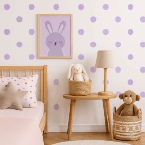 NÁLEPKY NA STENU BODKY LILAC – Obrázok 3