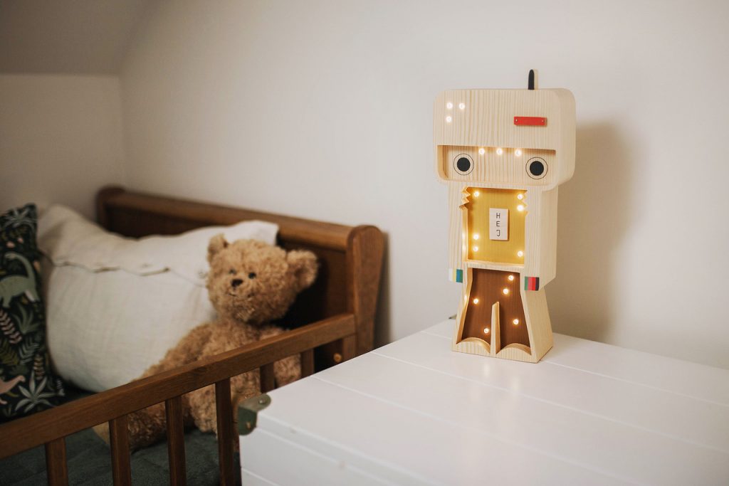 led-lampa-robot