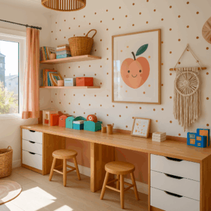 NÁLEPKY NA STENU BODKY MEDENÉ – Obrázok 3