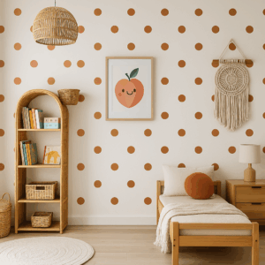 NÁLEPKY NA STENU BODKY MEDENÉ – Obrázok 5